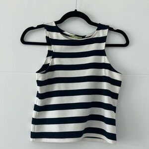 Striped crop tank